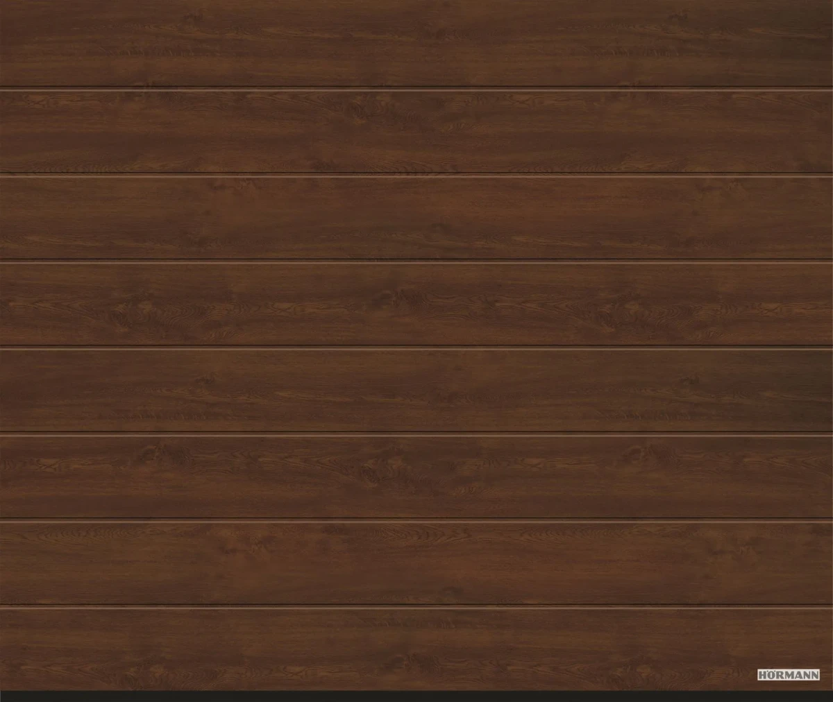 Ворота секционные Hormann LPU 42 3500x2500 мм decocolor М-гофр цвет Dark oak (Темный дуб) арт 4017510 Ворота секционные Hormann LPU 42 3500x2500 мм decocolor М-гофр цвет Dark oak (Темный дуб) арт 4017510