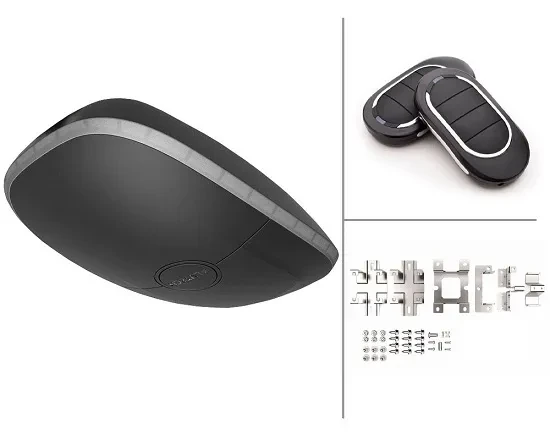 Ворота секционные Alutech Prestige 5000x2500 RAL7016 Муар L гофр Ворота секционные Alutech Prestige 5000x2500 RAL7016 Муар L гофр