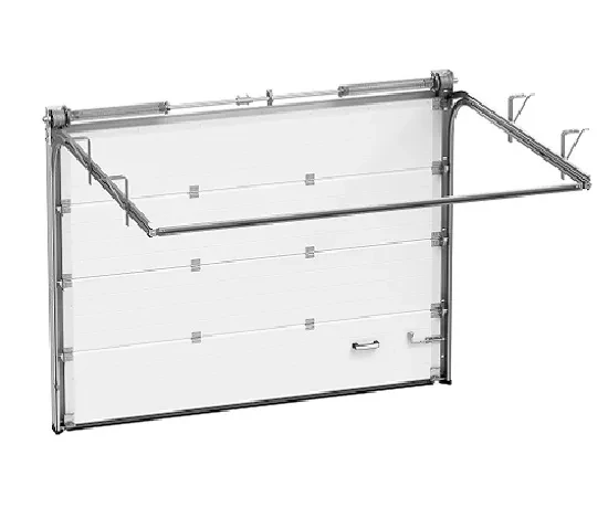 Ворота секционные Alutech Prestige 5000x2500 RAL7016 Муар L гофр Ворота секционные Alutech Prestige 5000x2500 RAL7016 Муар L гофр