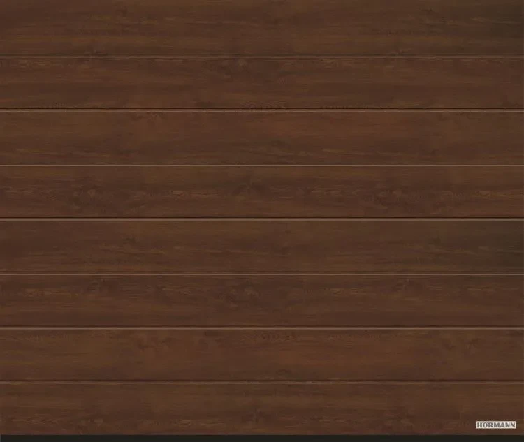 Ворота секционные Hormann LPU 42 2500x2275 Decograin M-гофр Dark oak (темный дуб). Арт. 4017209 - CN Ворота секционные Hormann LPU 42 2500x2275 Decograin M-гофр Dark oak (темный дуб). Арт. 4017209 - CN