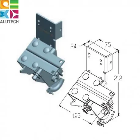Кронштейн нижний RBI446L Кронштейн нижний RBI446L
