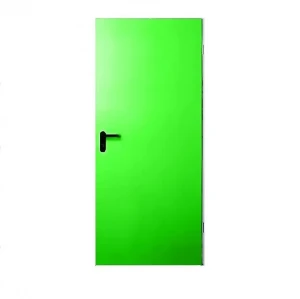 Внутренняя дверь ZK, размер 1000х2000, Hormann, левая RAL6018 . Арт. 693002 - 6018