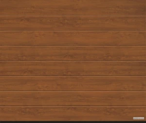 Ворота секционные Hormann LPU 42 3000x2000 мм decocolor М-гофр цвет Golden oak (Золотой дуб) арт. 4017223
